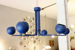 Clearance Pamono Blue Jupiter Chandelier by Juanma Lizana