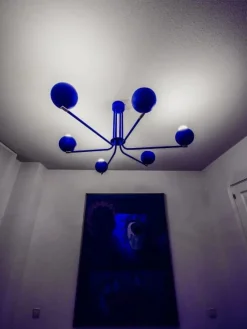 Clearance Pamono Blue Jupiter Chandelier by Juanma Lizana