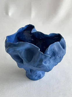 Pamono Blue Line Collection #23 Vase in Porcelain by Anna Demidova