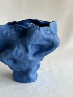 Pamono Blue Line Collection #23 Vase in Porcelain by Anna Demidova