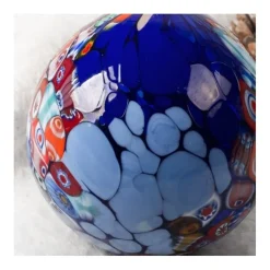 Discount Pamono Blue Murano Glass Balls from YourMurano, Set of 3