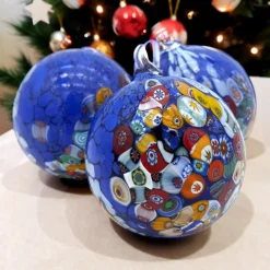 Discount Pamono Blue Murano Glass Balls from YourMurano, Set of 3