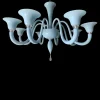 Outlet Pamono Blue Murano Glass Chandelier from Simoeng