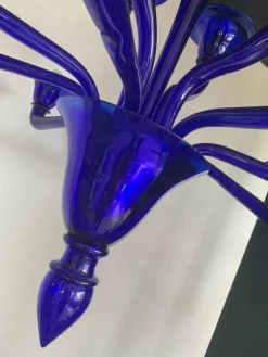 Pamono Blue Murano Glass Chandelier from Simoeng><noscript><img width=