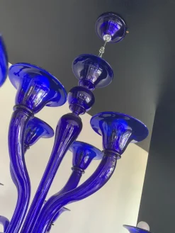 Pamono Blue Murano Glass Chandelier from Simoeng><noscript><img width=