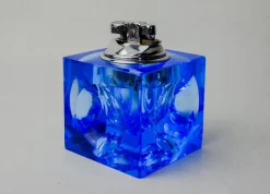 Pamono Blue Murano Glass Lighter attributed to Antonio Imperatore, Italy, 1970s> Dinnerware Accessories