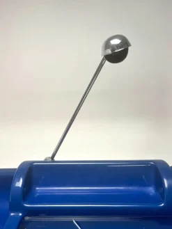 Outlet Pamono Blue Plastic Orix Desk by Parigi and Prina for Molteni, Italy, 1970s
