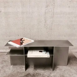 Pamono BNCH+ Multifunctional Object in Aluminum by Esther De Vos
