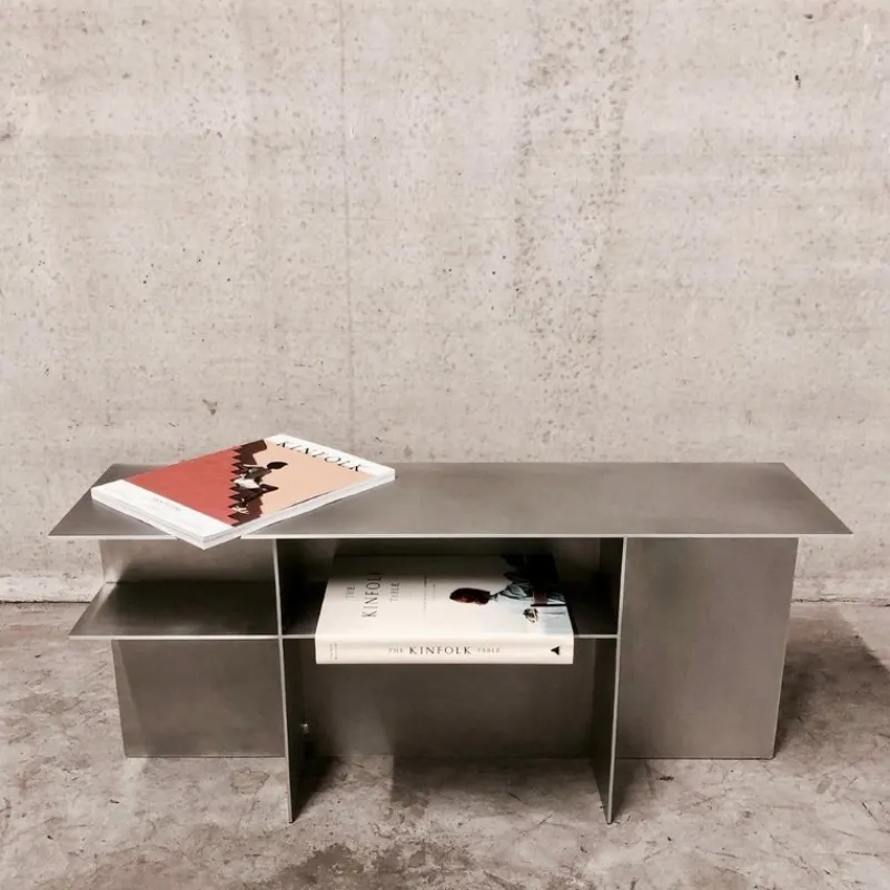 Pamono BNCH+ Multifunctional Object in Aluminum by Esther De Vos
