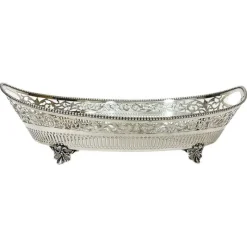 Sale Pamono Boat-Shaped Silver Bread Basket from N.S. Gotlieb