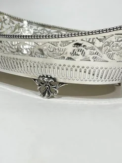 Sale Pamono Boat-Shaped Silver Bread Basket from N.S. Gotlieb