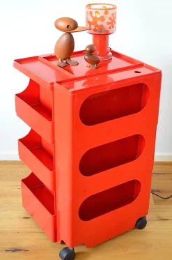Pamono Boby Trolley by Joe Colombo for Gedy, 1960s> Serving Bar Carts & Trolleys