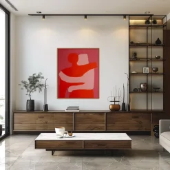 Best Pamono Bodasca, Can I Hold You Orange Version, 2025, Acrylic on Canvas