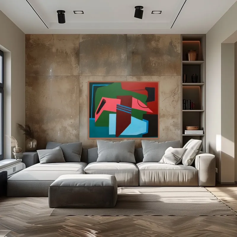 Pamono Bodasca, Colorful Abstract Clarity, 2025, Acrylic on Canvas> Abstraction
