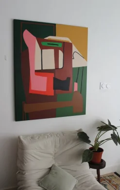 Sale Pamono Bodasca, Colorful Harmony, Acrylic on Canvas, 2025