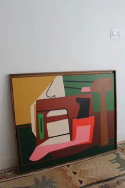 Sale Pamono Bodasca, Colorful Harmony, Acrylic on Canvas, 2025