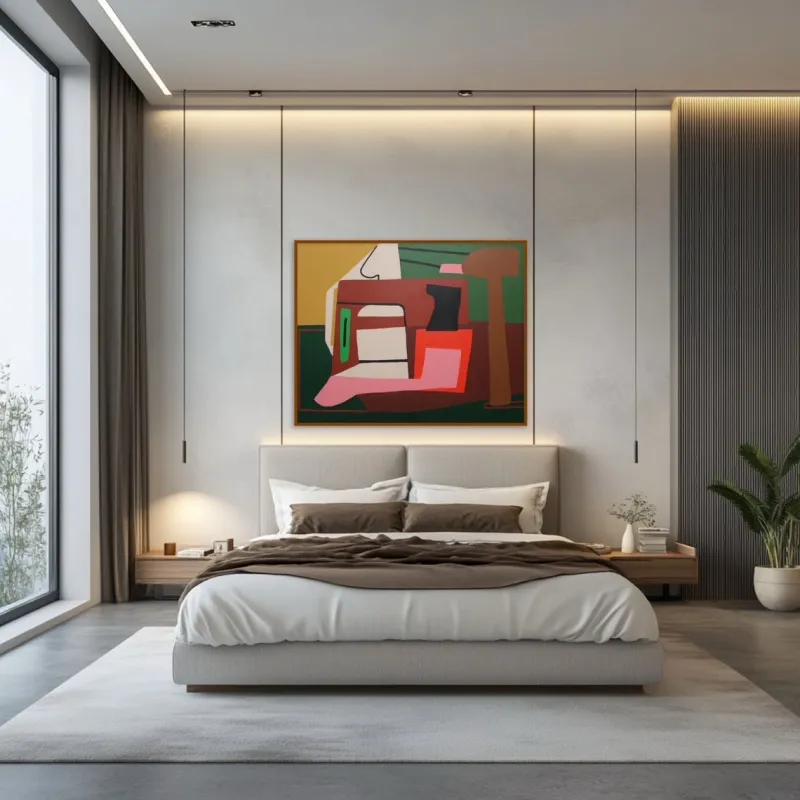 Sale Pamono Bodasca, Colorful Harmony, Acrylic on Canvas, 2025