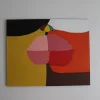 Pamono Bodasca, Lips, 2025, Acrylic on Stretched Canvas> Abstraction|Painting