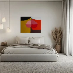 Pamono Bodasca, Lips, 2025, Acrylic on Stretched Canvas><noscript><img width=