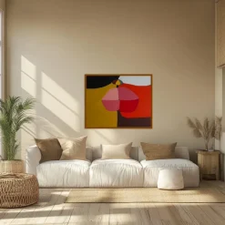 Pamono Bodasca, Lips, 2025, Acrylic on Stretched Canvas><noscript><img width=