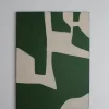 Pamono Bodasca, Organic Green Abstract 3, Acrylic on Canvas, 2025