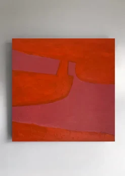 Pamono Bodasca, Pink-Orange, Acrylic on Canvas, 2025> Abstraction|Painting