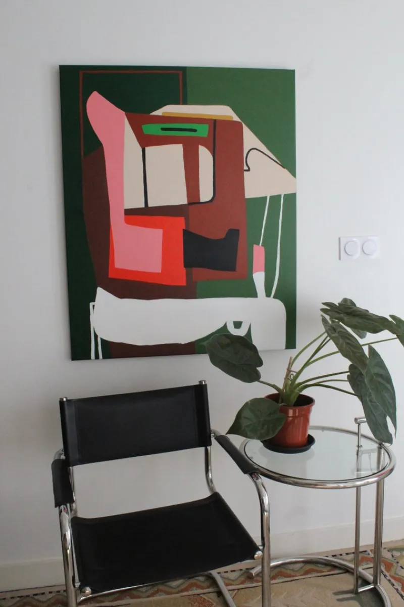 Best Pamono Bodasca, Serenity Colorful Abstract, Acrylic on Canvas, 2025