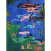 Pamono Bodasca, Summer Garden, Acrylic on Unstretched Canvas, 2025> Abstraction