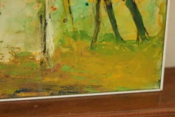 Pamono Bodin, Autumn Forest, 1960s, Oil on Panel, Framed><noscript><img width=
