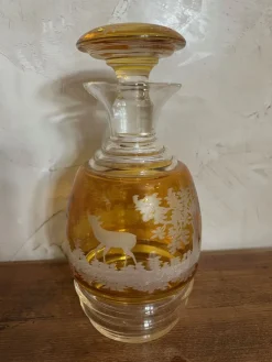 Pamono Boheme Crystal Liquor Service Set, 1920s, Set of 8><noscript><img width=