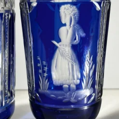 Discount Pamono Bohemian Crystal Glasses, 1900, Set of 2