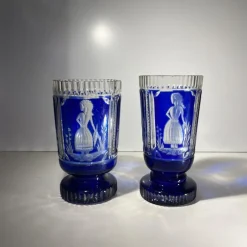 Discount Pamono Bohemian Crystal Glasses, 1900, Set of 2