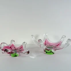 Discount Pamono Bohemian Curved Glass Bowl attributed to Josef Hospodka for Chribska Glassworks, 1960s