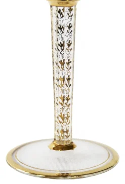 Pamono Bohemian Handmade Gilt Glass Wine Glasses, Set of 6><noscript><img width=