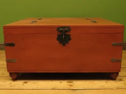 Pamono Bohemian Painted Storage Chest, 1990s><noscript><img width=