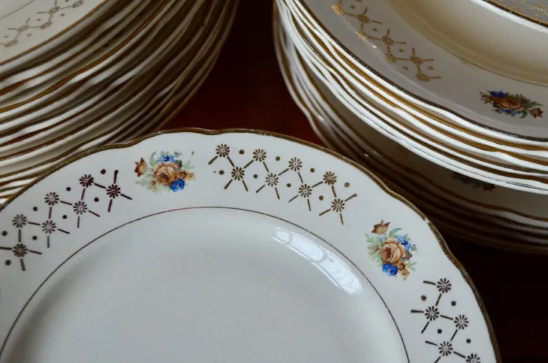 Hot Pamono Bohemian Porcelain Dinner Set from Villeroy & Boch, 1950s, Set of 37