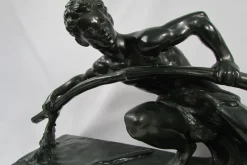 Clearance Pamono Bon, Figurative Sculpture, Late 19th or Early 20th Century, Plaster