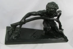 Clearance Pamono Bon, Figurative Sculpture, Late 19th or Early 20th Century, Plaster