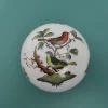 Best Pamono Bonbonniere with Handpainted Herend Rothschild Pattern, 1970s