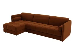 New Pamono Bond Sectional Sofa in Brown Velvet by Moanne