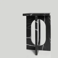 Pamono Bond Side Table in Black Marble from Kiwano Concept><noscript><img width=