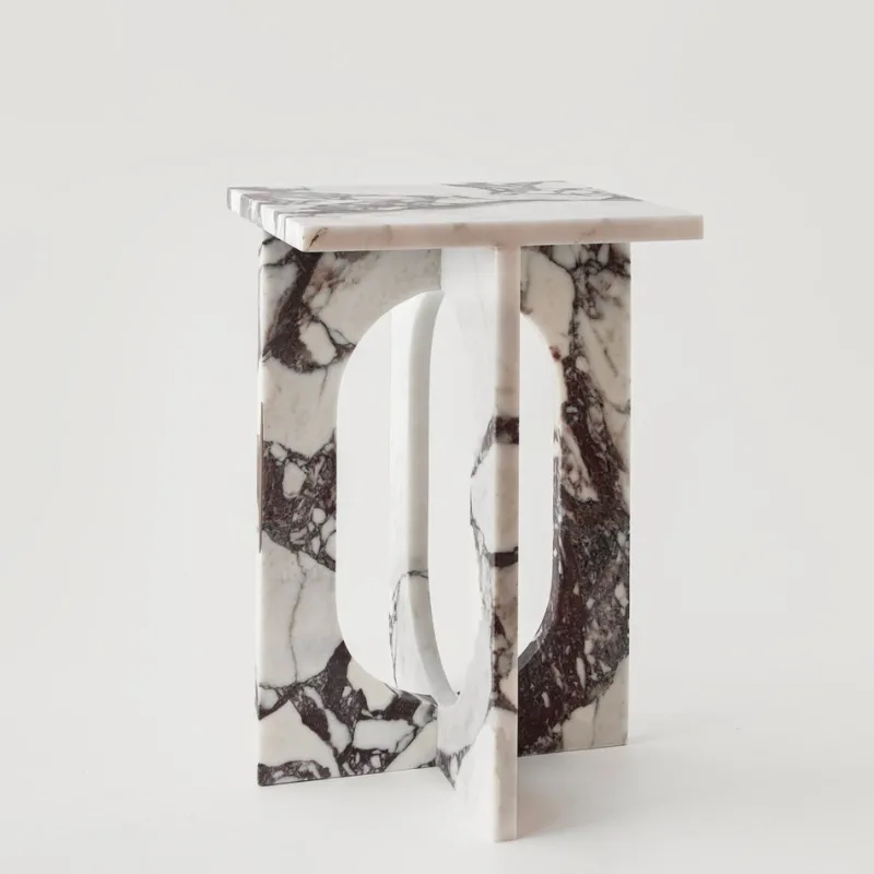 Pamono Bond Side Table in Calacatta Marble from Kiwano Concept> Tables