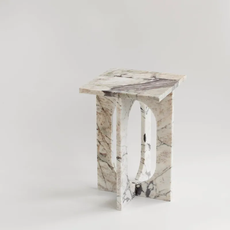 Pamono Bond Side Table in Calacatta Marble from Kiwano Concept> Tables