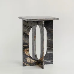 Pamono Bond Side Table in Picasso Marble from Kiwano Concept> Tables