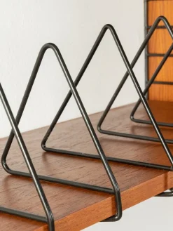 New Pamono Book Holder by Kajsa & Nils Nisse Strinning for String, 1950s, Set of 5