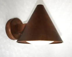 Pamono Boom Outdoor Wall Lamp in Copper from Bega, 1990s><noscript><img width=