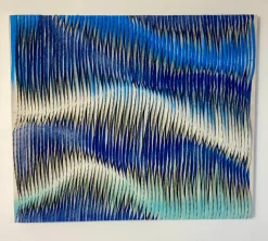Pamono Boréal, 2023, Mixed Media Textile Artwork