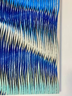 Pamono Boréal, 2023, Mixed Media Textile Artwork