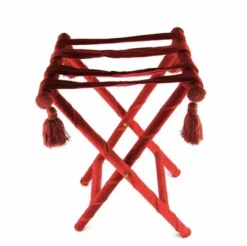 Pamono Bordeaux Velvet Tray Holder by Royal Family> Tables