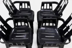 Discount Pamono Boston Chairs by Pierre Paulin for Henry Massonnet, France, 1980s, Set of 4